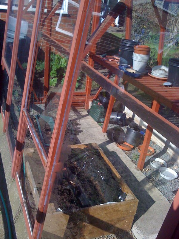 repaired greenhouse