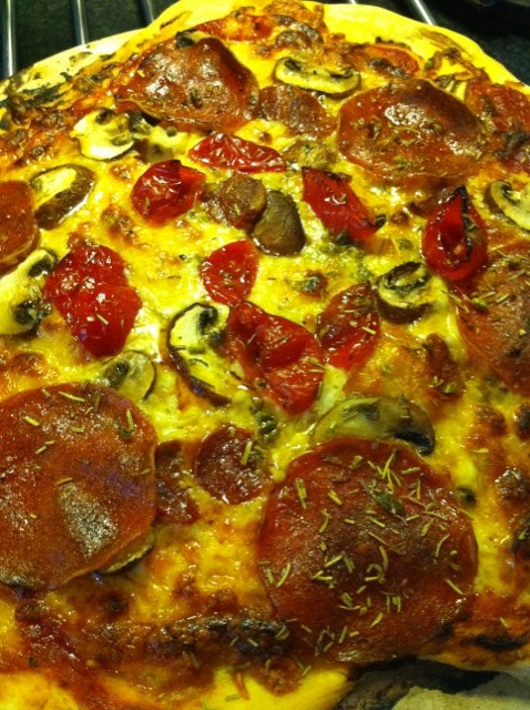 Peppadew pizza