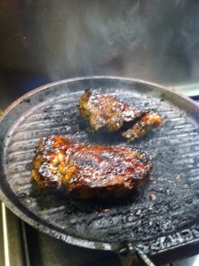 chilli lamb steaks recipe